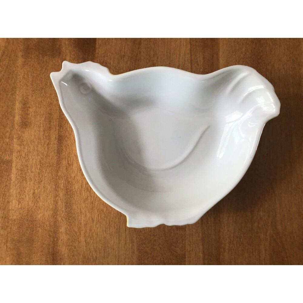 Sur La Table Yellow Chicken Shaped Serving Bowl Baking Dish Made In Portugal
